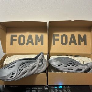 Size 15 Yeezy foam runner granite gray marble mix